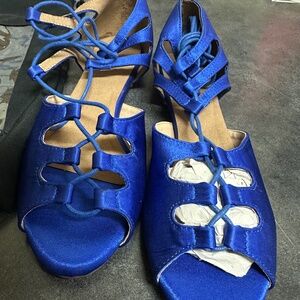 Beautiful Burju Blue Sandals